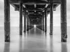 Pillars Under a Pier Art Print