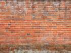 Old red brick wall, full frame Art Print