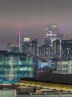 London cityscape at night Art Print