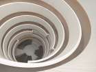 Spiral staircase inside a modern building Art Print