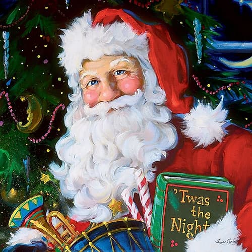 Twas The Night Before Christmas Art Print