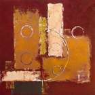 Circles on red-brown I