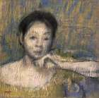Bust of a Woman With Her Left Hand On Her Chin