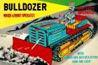 Bulldozer Which a Robot Operates