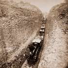 Bloomer Cut near Auburn, California, 800 feet long and 63 feet high, 1866-1869