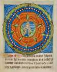 Decorated Text Page - Mary and Jesus in a Rose