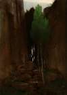 Quell in einer Felsschlucht (Spring in a Narrow Gorge)