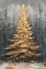 That Christmas Glow Art Print by Acorn And Ivory Designs