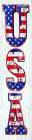 Patriotic USA Sign II Art Print by Acorn And Ivory Designs