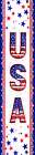 Patriotic USA Sign IV Art Print by Acorn And Ivory Designs