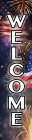 Patriotic Welcome Sign Art Print by Acorn And Ivory Designs