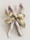 Candy Cane Glow Art Print by Acorn And Ivory Designs