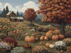 Fall on the Farm Art Print by Acorn And Ivory Designs