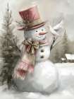 Hope in the Snow Art Print by Acorn And Ivory Designs