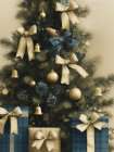 Noel in Blue Art Print by Acorn And Ivory Designs