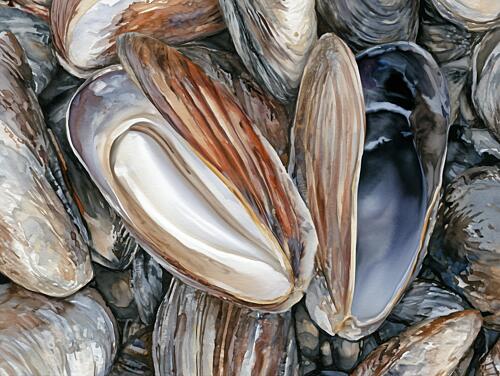 Tidal Treasures Art Print by Acorn And Ivory Designs