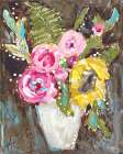 Warm Summer Floral Art Print