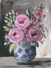 Ginger Jar Floral I Art Print