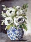 Ginger Jar Floral II Art Print