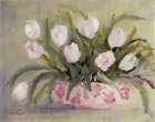 Chinoiserie Charm - Tulips Art Print