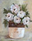 Farmhouse Crock of Blooms Art Print