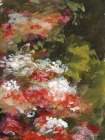 Abstract Geraniums Art Print