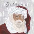 Believe Santa Art Print