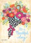 Polka Dot Blooms Art Print