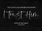 I Trust Him Art Print