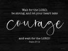 Courage Art Print