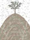 Great is Your Love Minimalist Print