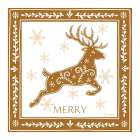 Gingerbread Reindeer Art Print