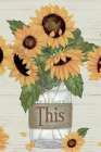 Bless This Home Sunflower Triptych II Art Print