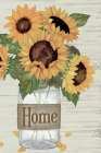 Bless This Home Sunflower Triptych III Art Print