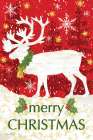 Merry Christmas Reindeer Art Print