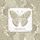 Grateful Butterfly Art Print
