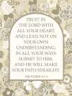 Trust in the Lord Art Print