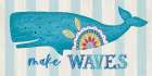 Make Waves Whale Art Print