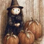A Witchs Best Friend Art Print
