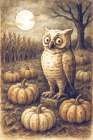 Harvest Moon Hoot Art Print