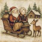 The Spirit of Christmas Past Art Print