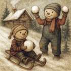 Winter Fun Art Print
