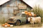 A. Smith Pumpkin Patch Art Print