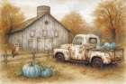 Autumn at the Old Farm Art Print