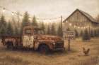 Tree Farm Art Print