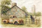 Country Companions Art Print