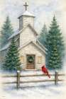 Snowy Sanctuary Art Print