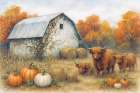 Autumns Orange Glow Art Print