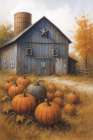 Pumpkin Patch Blues Art Print