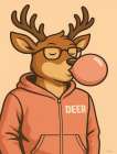 Holiday Hipsters - Deer Art Print